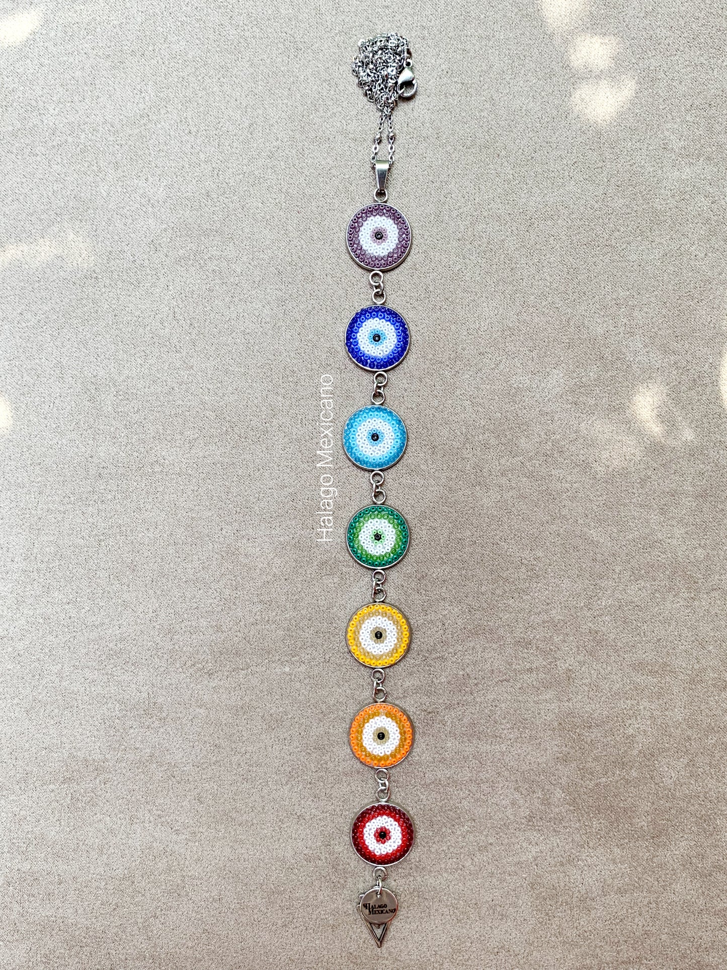 Collar corbatín Ojo Turco Chakras