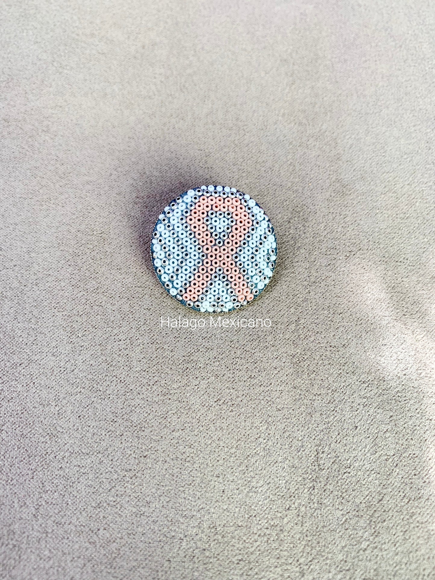 Broche moño rosa